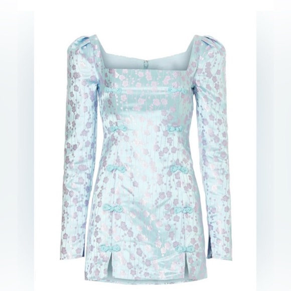 Sau Lee Jen Chinese
Sleeved jacquard mini dress size 10 - Picture 1 of 8